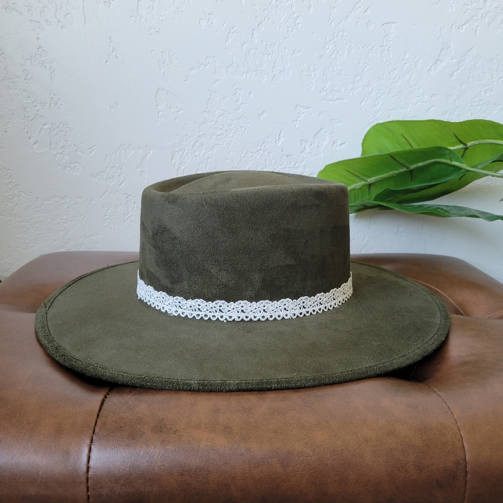 Green Suede Hat